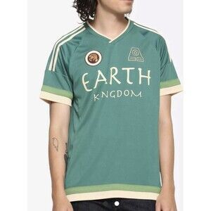 Box Lunch Avatar The Last Air Bender Jersey Mens L Earth Bending Badgers Toph